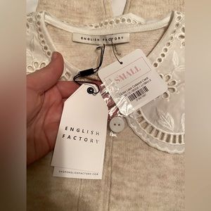 English Factory Collared Sweater